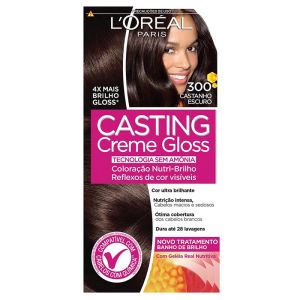 Tintura L'Oreal Casting Creme Gloss 300 Castanho Escuro