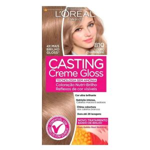 Tintura Casting Creme Gloss 810 Louro Champagne L'Oréal Paris