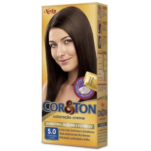 Mini Kit Cor E Ton 5.0 Castanho Claro