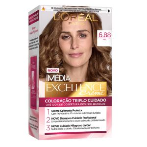 Coloração Imédia Excellence Creme 6.88 Mel