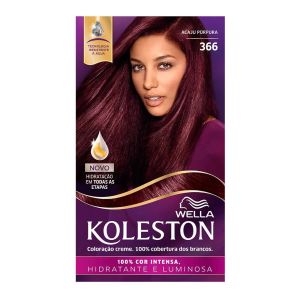Tintura Wella Koleston Kit Creme 366 Acaju Púrpura