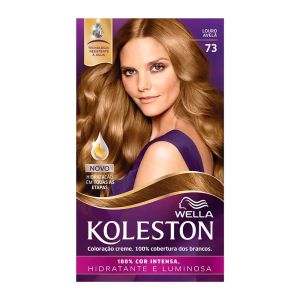 Tintura Wella Koleston Kit Creme 73 Louro Avelã
