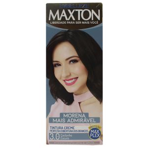 Kit prático Embelleze Maxton Coloração Creme 3.0 Castanho Escuro
