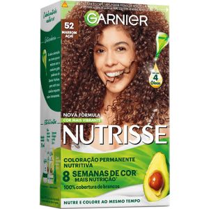 Tintura Garnier Nutrisse Kit Creme Cor 52 Marrom Açaí