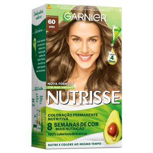Tintura Garnier Nutrisse Kit Creme Cor 60 Aveia Louro Escuro