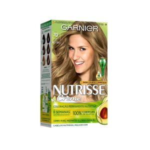 Tintura Garnier Nutrisse Kit Creme Cor 70 Mel Louro Natural