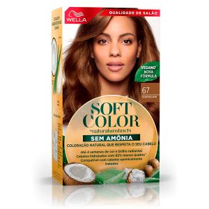 Tintura Wella Soft Color Kit Creme Sem Amônia 67 Chocolate