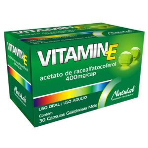 Vitamin-E 400Mg Com 30 Cápsulas Gelatinosas Moles