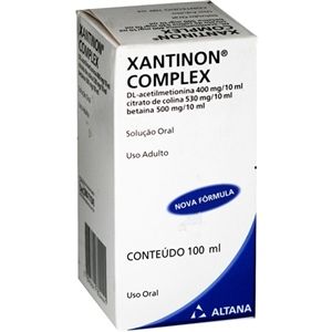 Xantinon Complex 400Mg + 530Mg + 500Mg / 10Ml Solução Oral 100 Ml