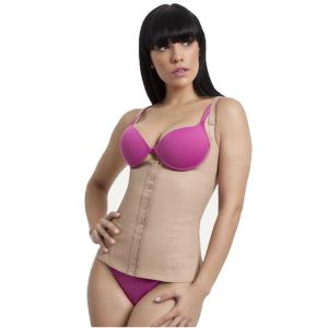 Corselet Modelador Esbelt Cotton Chocolate Grande