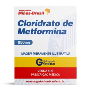 Cloridrato De Metformina 850Mg Com 30 Comprimidos Genérico Prati Donaduzzi