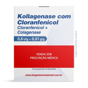 Kollagenase C/ Cloranfenicol Pomada 15G