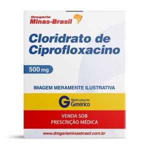 Cloridrato De Ciprofloxacino 500Mg Com 14 Comprimidos Genérico Pratti