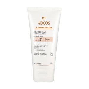 Protetor Solar Gel Creme Tonalizante Fps 40 Alta Proteção Beige Ppd 14 Adcos