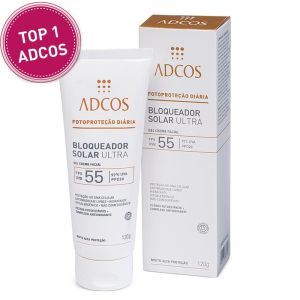 Adcos Protetor Solar Ultra Gel Creme Facial Fps 55 Ppd20 Com 120 G