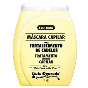 Máscara Gota Dourada  Para Crescimento 1k