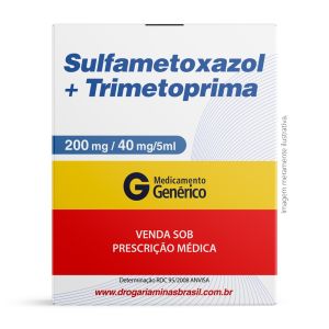 Sulfametoxazol + Trimetoprima Suspensão 200Mg + 40Mg/5Ml  C/ 100 Ml Genérico Ems