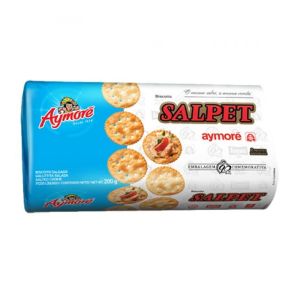 Biscoito Aymoré Salpet Tradicional com 02 Pacotes Individuais 200G