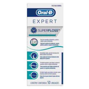 Fio Dental Superfloss Expert Com 50 Unidades Oral-B
