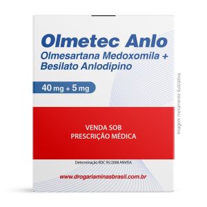 Olmetec Anlo 40mg+5mg Com 30 Comprimidos Pfizer