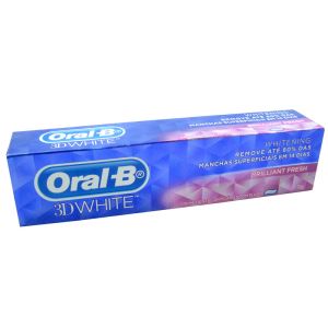 Creme Dental Oral-B 3D White Brilliante Fresh 70 G