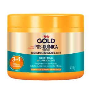 Máscara Concentrada Niely Gold Óleo De Argan Pós Química 430G