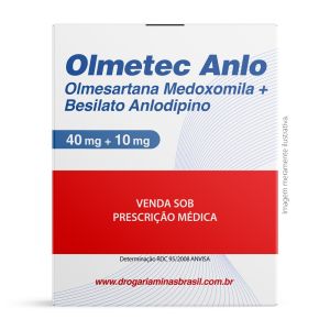 Olmetec Anlo 40mg+10mg Com 30 Comprimidos Pfizer
