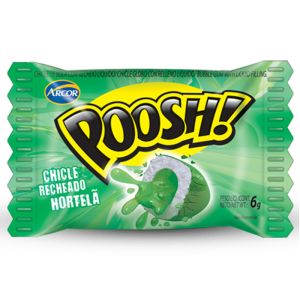 Chicletes Poosh Arcor Hortelã 6G