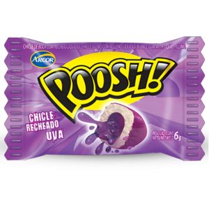 Chicletes Poosh Arcor Uva 6G