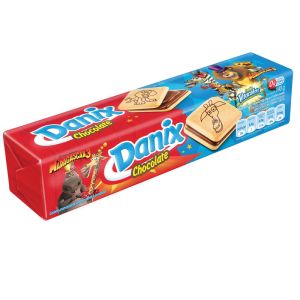 Biscoito Recheado Madagascar-3 Danix Chocolate 140G