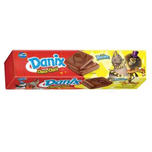 Biscoito Recheado Madagastar-3 Danix Choco Choco 140G