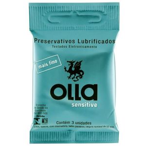 Preservativo Olla Sensitive Com 03 Unidades