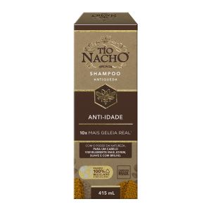 Shampoo Antiqueda Anti-Idade Tio Nacho 415Ml