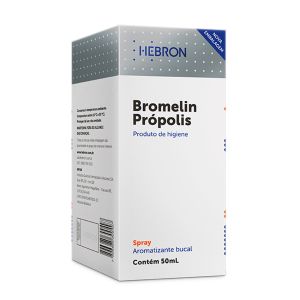 Bromelin Própolis Spray Frasco  50ML Hebron