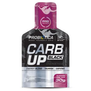 Carb-Up Black Gel Probiótica Sabor Guaraná Com Açai Com 1 Unidade