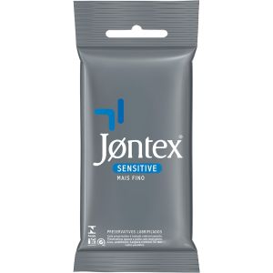 Preservativo Jontex Sensitive Lubrificado Com 6 Unidades