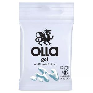 Lubrificante Olla Gel Com 03 Unidades