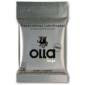 Preservativo Olla Large Com 03 Unidades
