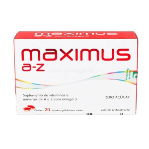 Maximus A-Z Com Ômega 3 C/30 Caps