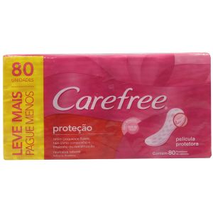 Absorvente Feminino Proteção Carefree 80 Unidades