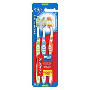 Escova De Dente Colgate Extra Clean Leve 3 Pague 2