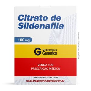 Citrato de Sildenafila 100 mg com 04 Comprimidos Revestidos - Genérico EMS