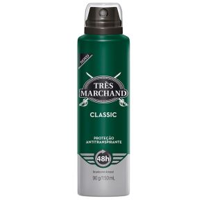 Desodorante Aerossol Très Marchand Classic 150 Ml