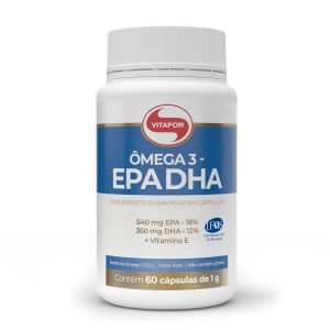 Ômega 3 - Epa Dha Com Vitamina E Vitafor 60 Cápsulas