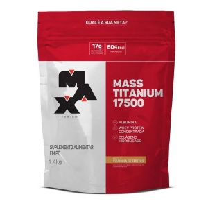 Mass Titanium 17500 Max Titanium Sabor Vitamina de Frutas 1,4 KG