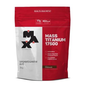 Mass Titanium 17500 Max Titanium Sabor Chocolate 3 KG