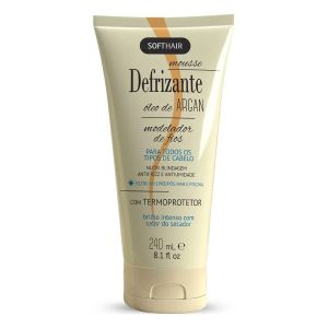 Mousse Defrizante Soft Hair Óleo de Argan Modelador com Termoprotetor 240 ML