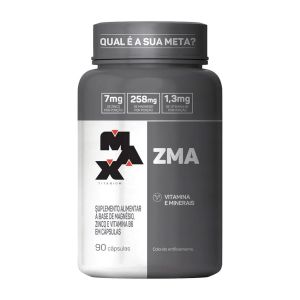 ZMA Capsules Max Titanium Com 90 Cápsulas