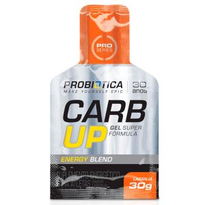 Carb Up Gel Sabor Laranja Probiótica 1 Sachê 30 G