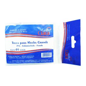 Touca para Mecha PVC Emborrachado Furado Tamanho Grande